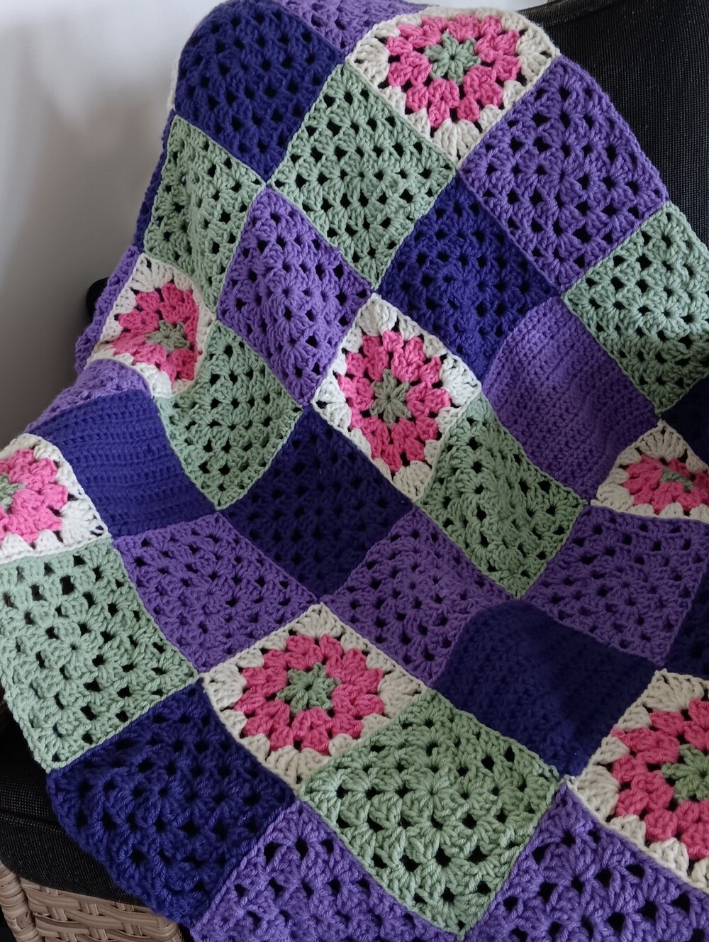 Handmade Crochet Blanket Afgan Baby Gift